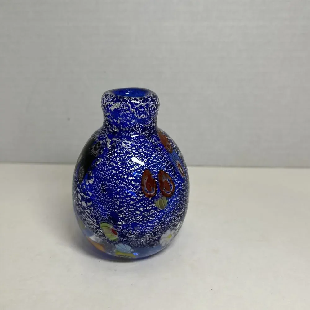 Robert William Art Glass Blue 4
